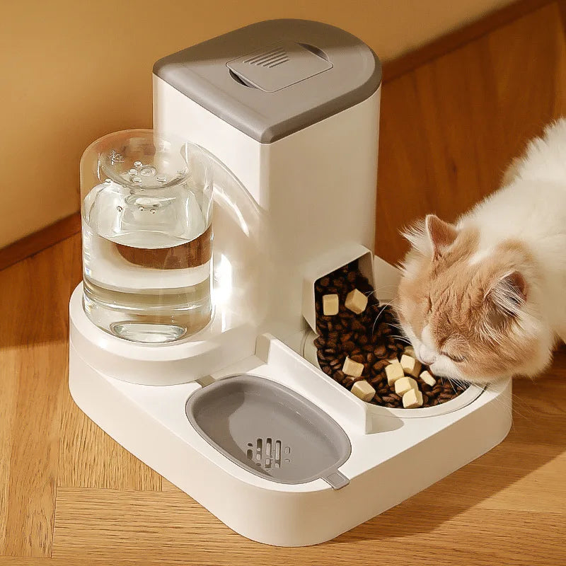 Automatischer 2-in-1-Wasserfutternapf für Katzen